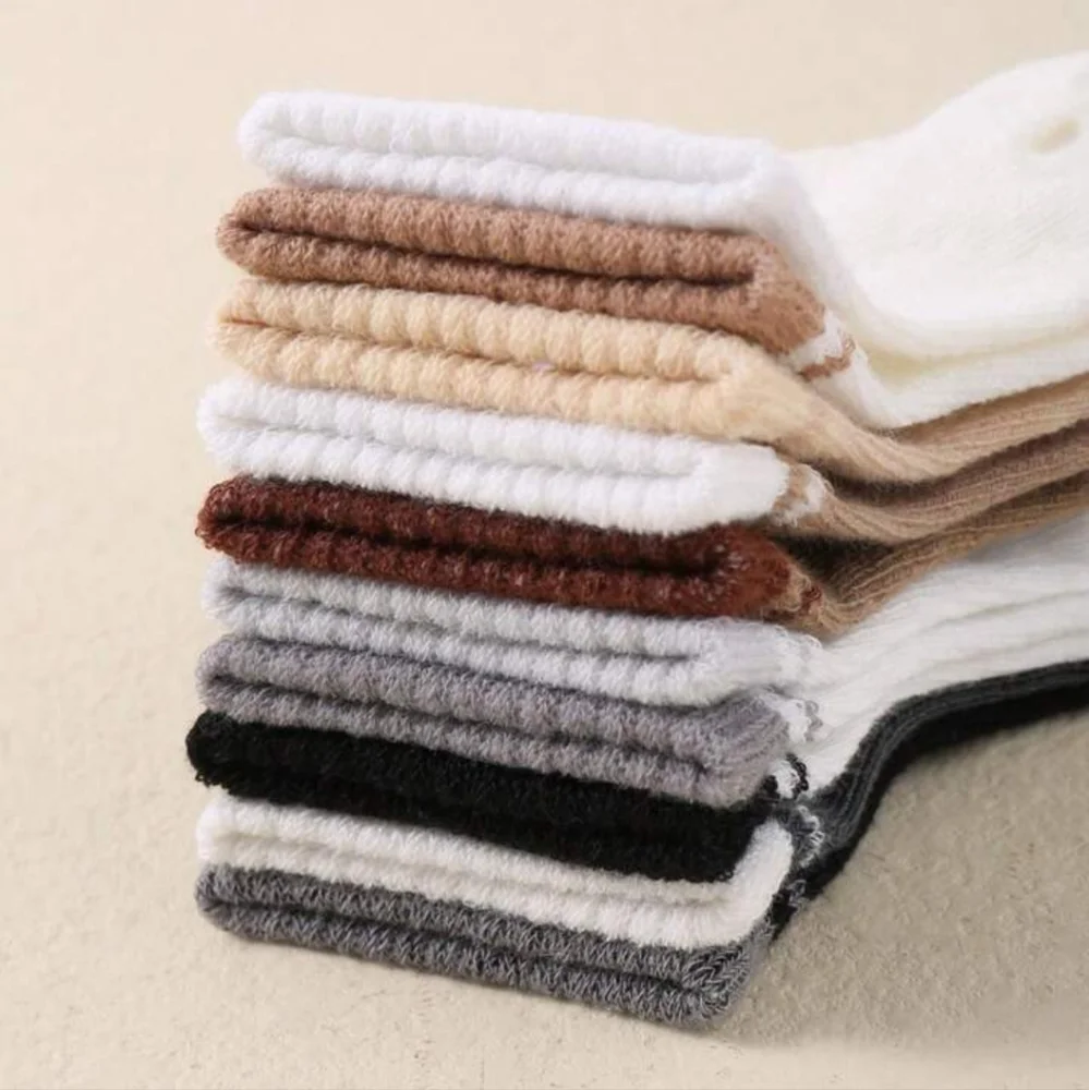 Assorted Neutral Color Toddler Ankle Elastic Socks Set 10 Pairs